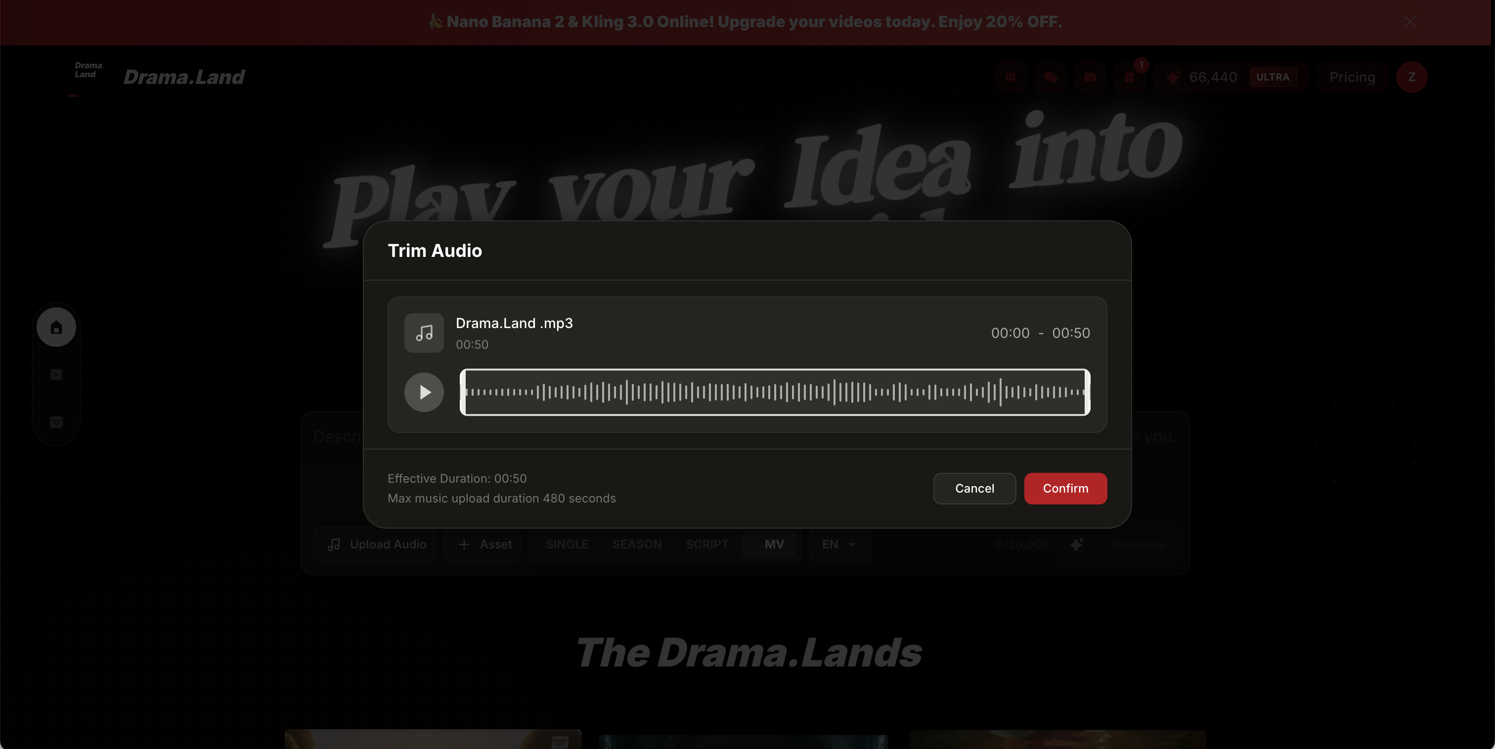 多模态输入界面展示 9 张图片、3 段视频片段和 3 段音频波形