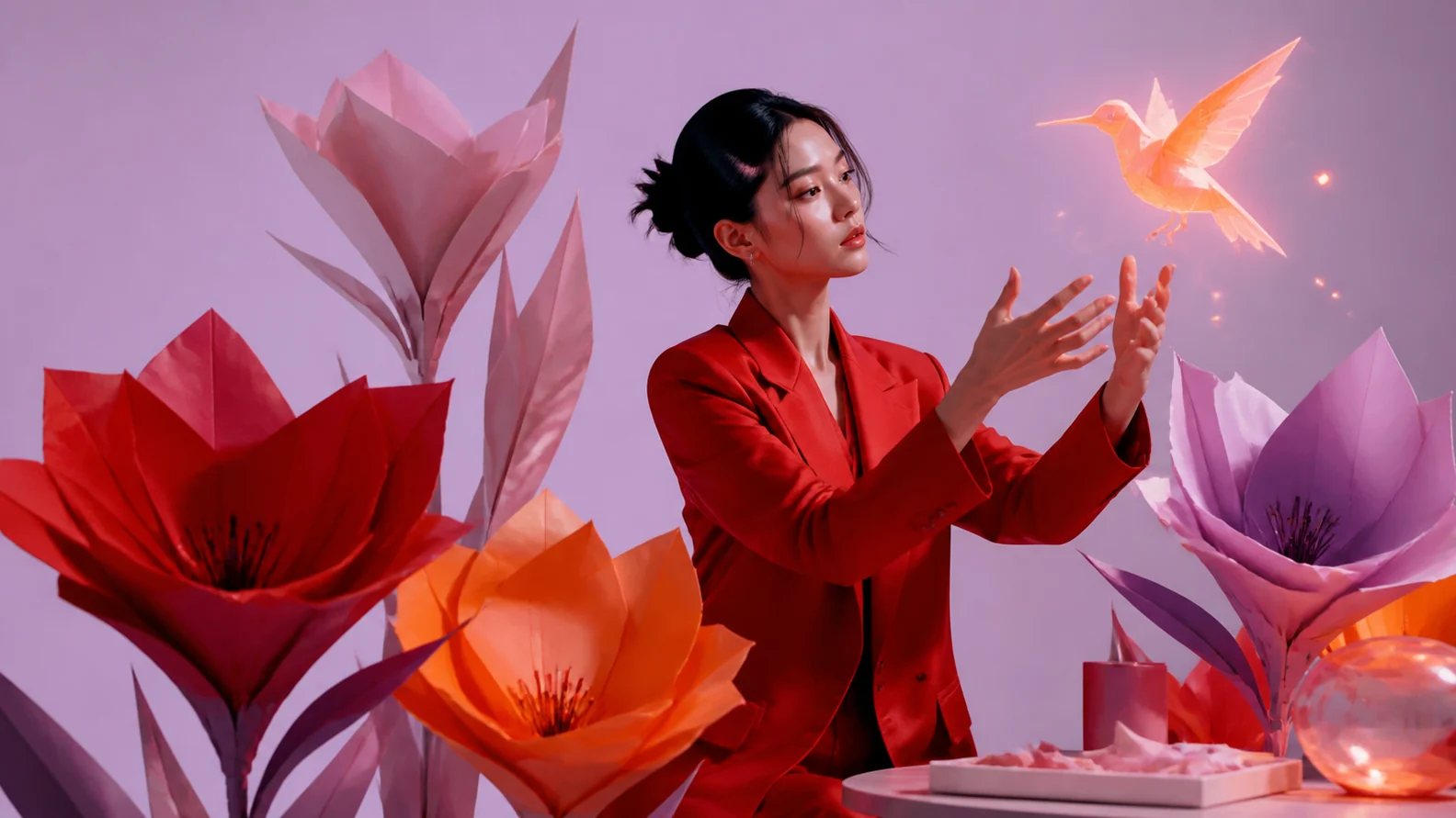 文字生成图片: 根据详细文字方向创作全新视觉。